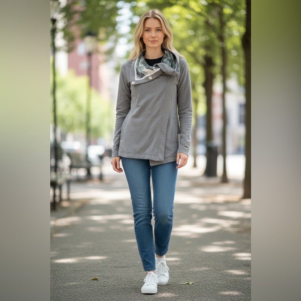 Lululemon Savasana Wrap – Size 4 – NWT – Grey